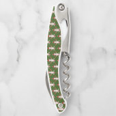 Schattige Kerstmis Axolotl Patterned Kurkentrekker (Achterkant)