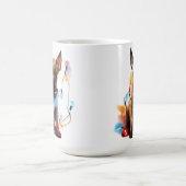 SCHATTIGE KERSTMIS BELGISCHE MALINOIS PUPPY KOFFIEMOK (Center)