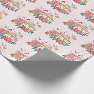 Schattige Kerstmis Cadeaupapier