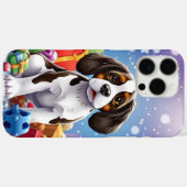 🎄🐶 Schattige Kerstmis Cartoon-Stijl Puppy Vreugd Case-Mate iPhone Case (Achterkant (horizontaal))