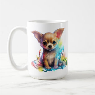 SCHATTIGE KERSTMIS CHIHUAHUA PUPPY DOG KOFFIEMOK