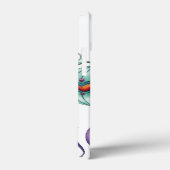 Schattige Kerstmis, Elegante en Fantasievolle Glas Case-Mate iPhone Case (Achterkant / Rechts)