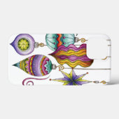 Schattige Kerstmis, Elegante en Fantasievolle Glas Case-Mate iPhone Case (Achterkant (horizontaal))