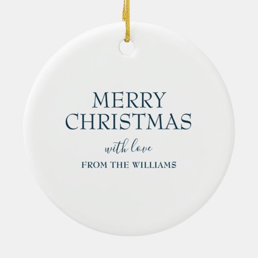 Schattige Kerstmis Gnome Gepersonaliseerd Keramisch Ornament (Achterkant)