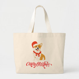 Schattige Kerstmis Grote Tote Bag