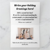  Schattige Kerstmis Hond Waterverf Kaart (Binnen)