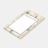 Schattige Kerstmis Ijsberen Kerst To-Do Lijst Post-it® Notes (Schuin)