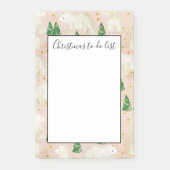 Schattige Kerstmis Ijsberen Kerst To-Do Lijst Post-it® Notes (Voorkant)