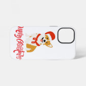 Schattige Kerstmis iPhone Hoesje (Achterkant horizontaal)