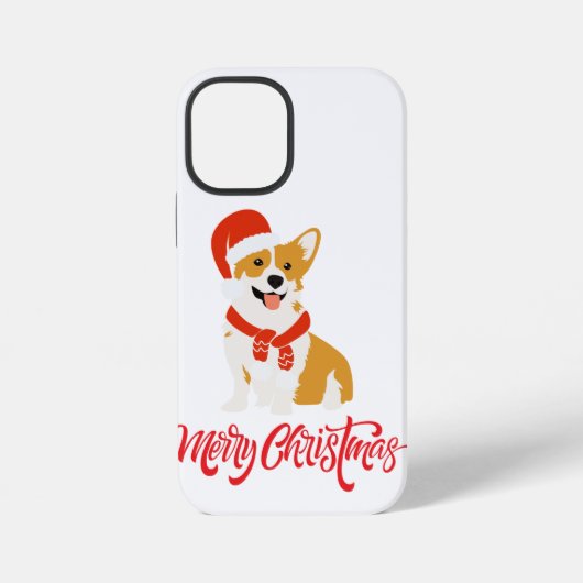 Schattige Kerstmis iPhone Hoesje (Achterkant)