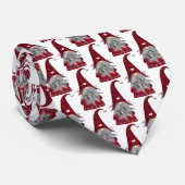 Schattige Kerstmis Kerst Plaid Gnome Stropdas (Opgerold)