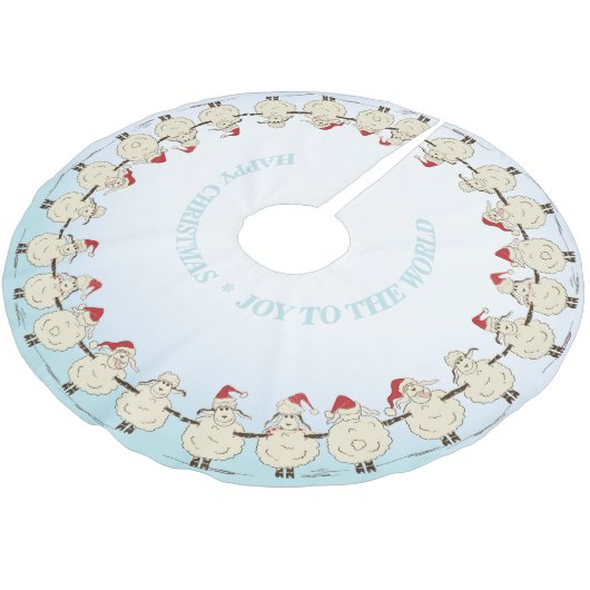 Schattige kerstmis kerstboom rok (Gekanteld)