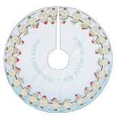 Schattige kerstmis kerstboom rok (Voorkant)