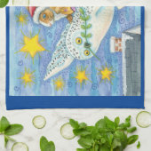 Schattige Kerstmis met Konijn als Sinterklaas op U Theedoek (Gevouwen)