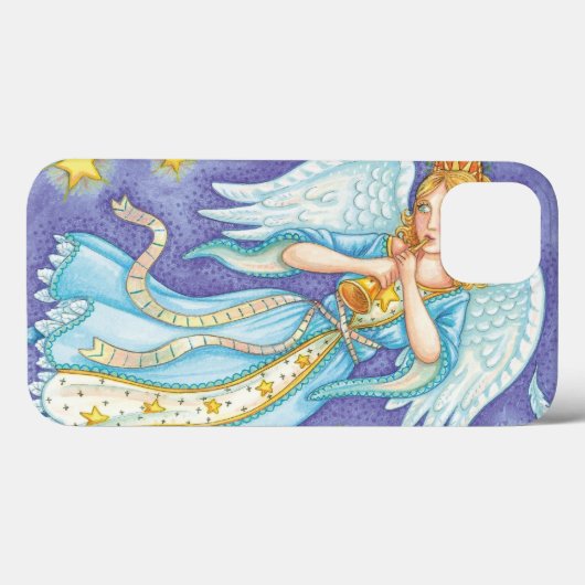 Schattige Kerstmis, muzikant Engel die op haar hoo Case-Mate iPhone Case (Achterkant (horizontaal))