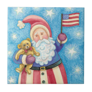 Schattige Kerstmis, Patriottische Kerstman met Vla Tegeltje