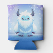 Schattige Kerstmis/winter yeti Blikjeskoeler (Achterkant)