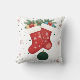 Schattige Kerstmutsen en Cadeaus Vakantiedesign Kussen