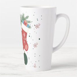 Schattige Kerstmutsen en Cadeaus Vakantiedesign Latte Mok