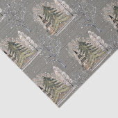 Schattige  kerstpatroon tissuepapier (Detail)