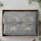 Schattige kerstpatroon tissuepapier