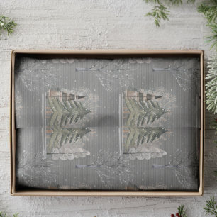 Schattige  kerstpatroon tissuepapier