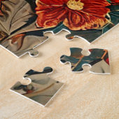 Schattige Kerstpuppy Legpuzzel (Zijkant)