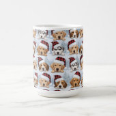 Schattige Kerstpuppy's Koffiemok (Center)