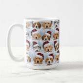 Schattige Kerstpuppy's Koffiemok (Links)