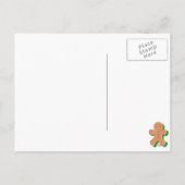 Schattige kerstrecept kerst Briefkaart (Achterkant)