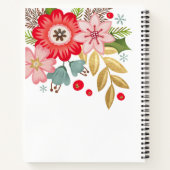 Schattige kerstrecept Kookboek Keepsake Notitieboek (Achterkant)