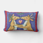 Schattige Kerstrendieren, Romantische Kus onder de Kussen (Voorkant)