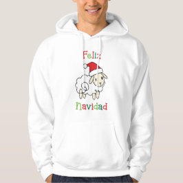 Schattige Kerstschaap – Feliz Navidad Hoodie