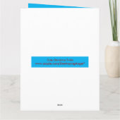 Schattige Kerstschildpad met Bloemenschaal Kaart (Achterkant)