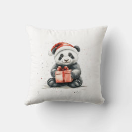 Schattige Kerstserie Baby Panda Beer Kussen