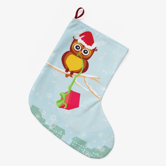 schattige kerststaart grote kerstsok (Voorkant (Hangend))