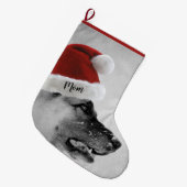 Schattige kerststaart van Shepherd Grote Kerstsok (Voorkant (Hangend))