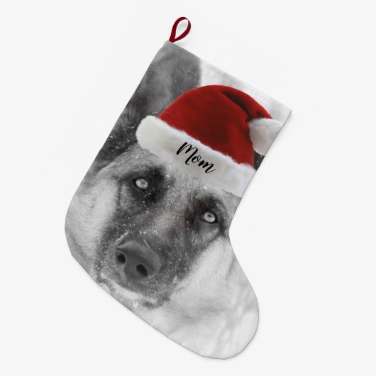 Schattige kerststaart van Shepherd Grote Kerstsok (Voorkant (Hangend))