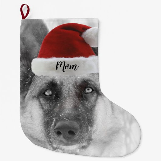 Schattige kerststaart van Shepherd Grote Kerstsok (Voorkant)