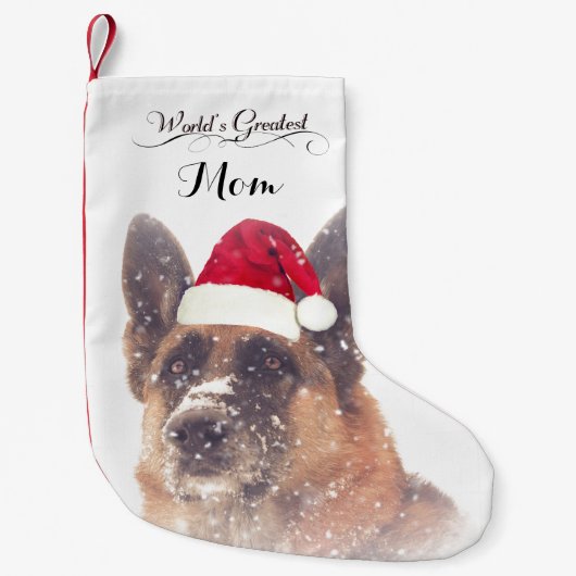 Schattige kerststaart van Shepherd Kleine Kerstsok (Voorkant)