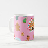 Schattige kerststol koffiemok (Voorkant links)