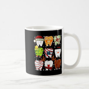Schattige Kersttanden Funny Kersttandarts Tandheel Koffiemok