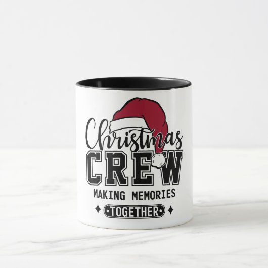 Schattige kerstteam maakt herinneringen mok (Midden)