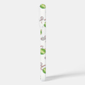 Schattige kersttekst, Ho in snoepstokken ornamente Case-Mate iPhone Case (Achterkant / Links)