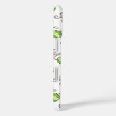 Schattige kersttekst, Ho in snoepstokken ornamente Case-Mate iPhone Case (Achterkant / Rechts)