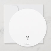 Schattige Kerstuil Feestdagenkaart (Achterkant)