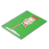 Schattige Kerstuil Notitieboek (Linkerzijde)