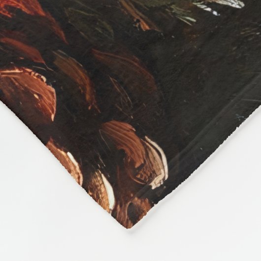 Schattige kerstvarken rustiek schilderij fleece deken (Hoek)