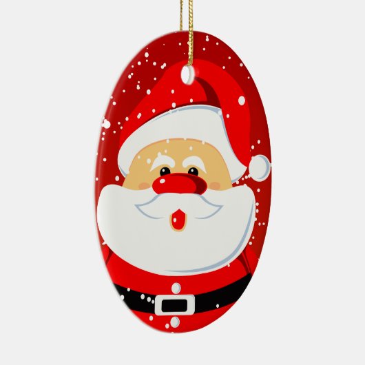 Schattige kerstversiering keramisch ornament (Rechts)