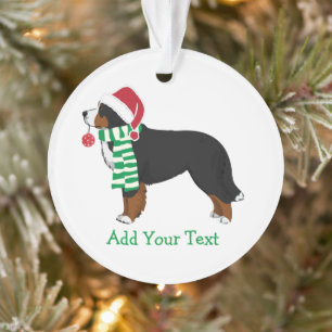 Schattige kerstversiering voor Berner Lovers Ornament
